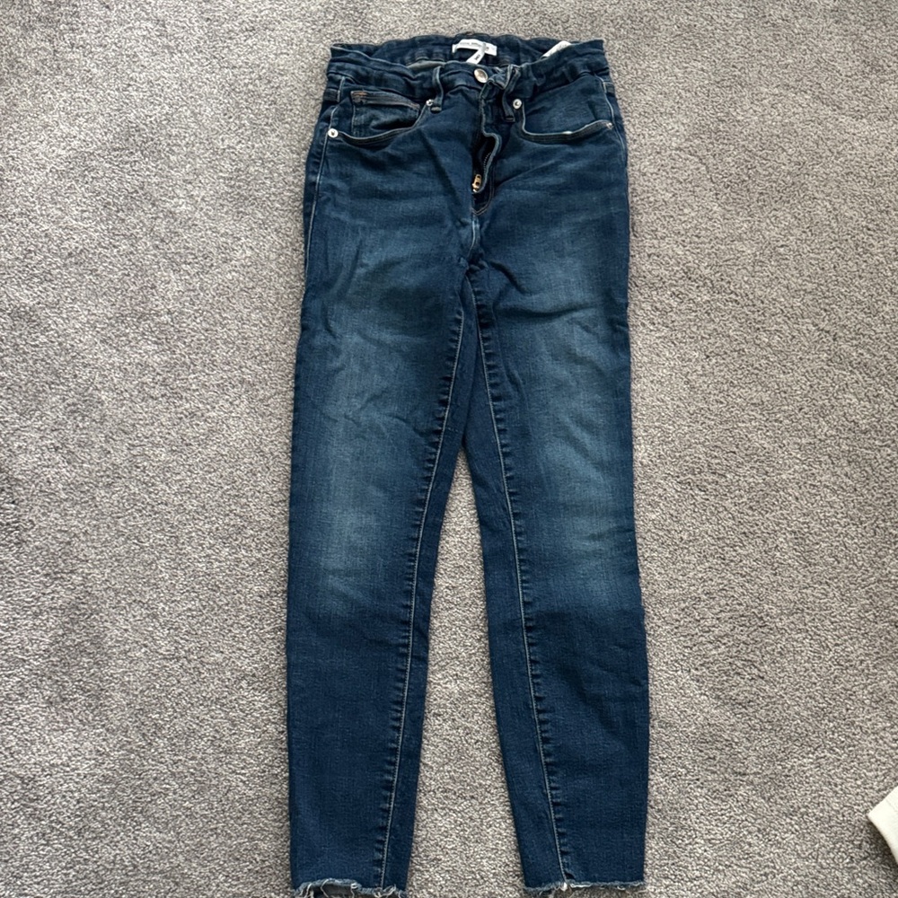 Good American Dark Blue Skinny Jeans